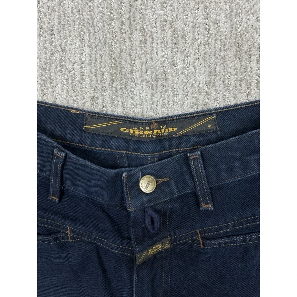 Marithe Francois Girbaud Shorts Womens 9/10 Blue Denim Cuffed Vintage 90's Y2K